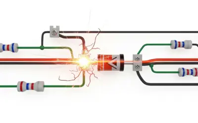 Rupture du courant dans une diode de roue libre
