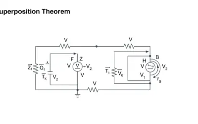 Théorème de Superposition : Circuit à deux sources