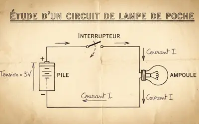 Étude d&rsquo;un Circuit de Lampe de Poche
